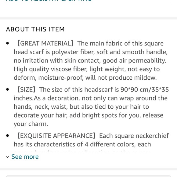 Satin Square Scarves Neck Hair Head Scarf 2 for 30 - Picture 2 of 8